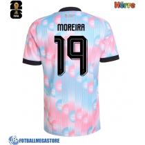 Fotballdrakt Herre Belgia Diego Moreira #19 Bortedrakt VM 2026 Kortermet